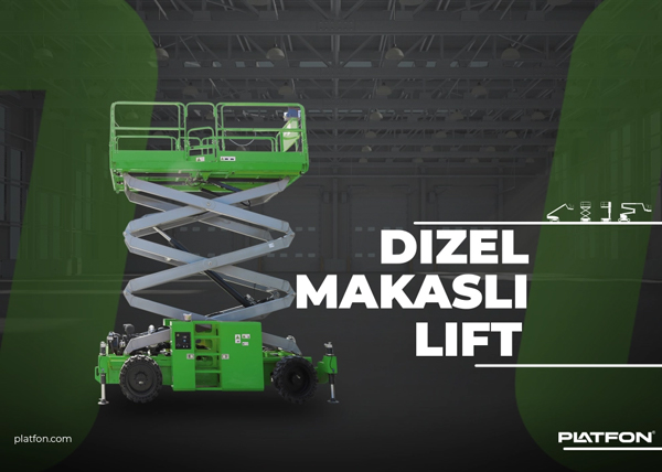 Dizel Makaslı Lift